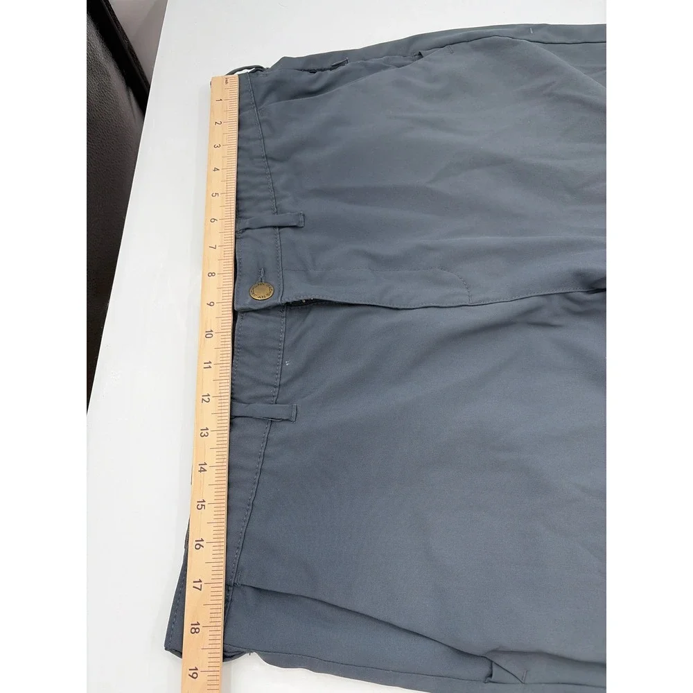 Jachs New York Mens Performance Shorts Slate Blue Stretch Chino 1563023 Size 36